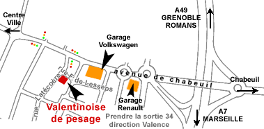 Valentinoise de Pesage - Pesage industriel et commercial. Vente, dpannage, entretien et contrle mtrologique des appareils de pesage. (Valence Drome).